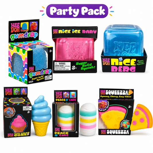 Party Pack (6x) — Curated Nee Doh Set